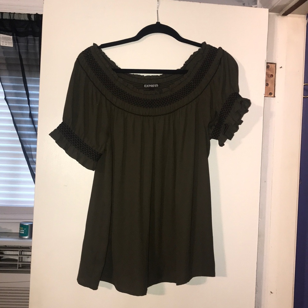 Express off the shoulder blouse NWOT